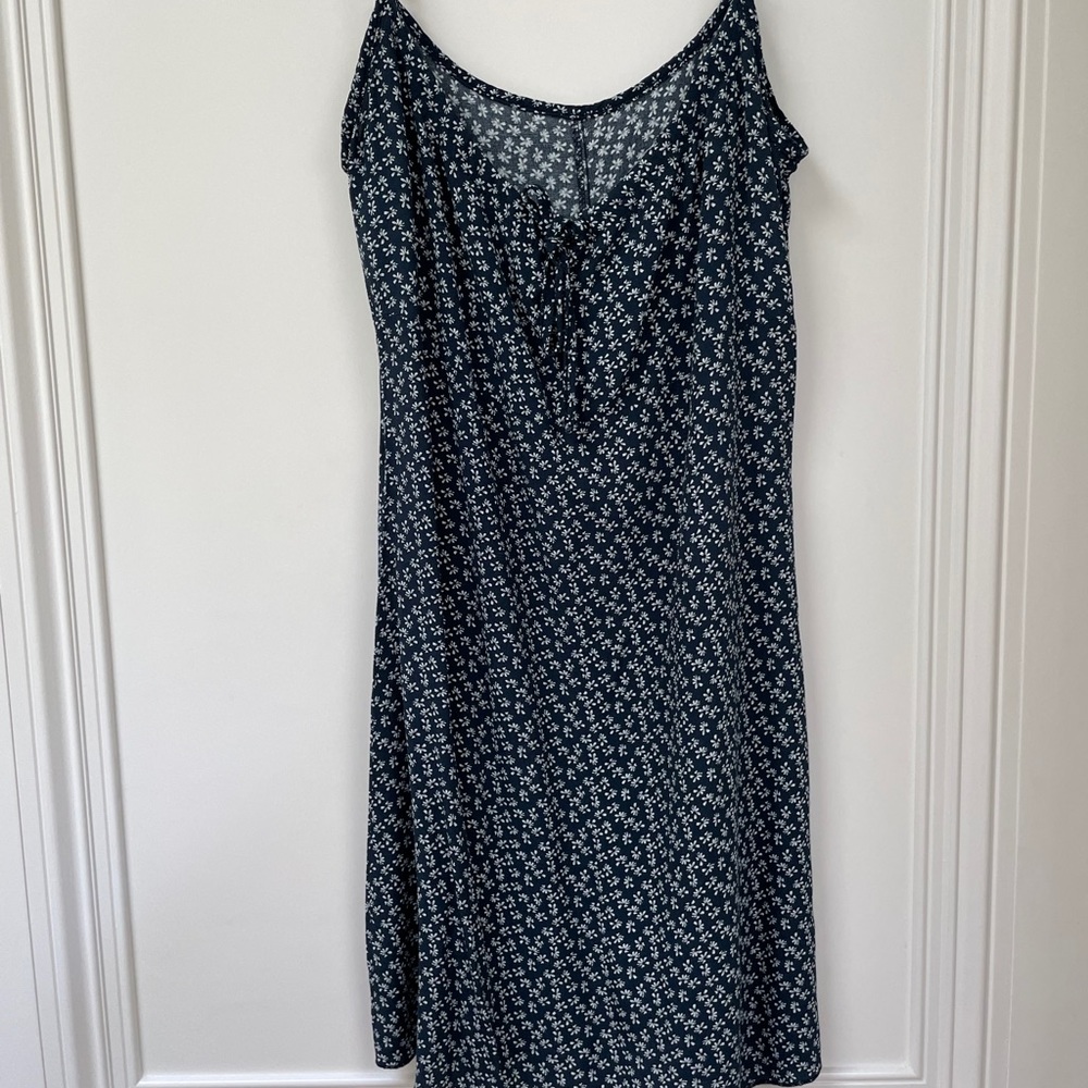 navy mini dress